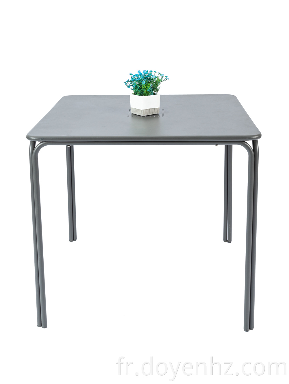 Metal Square Dinning Table